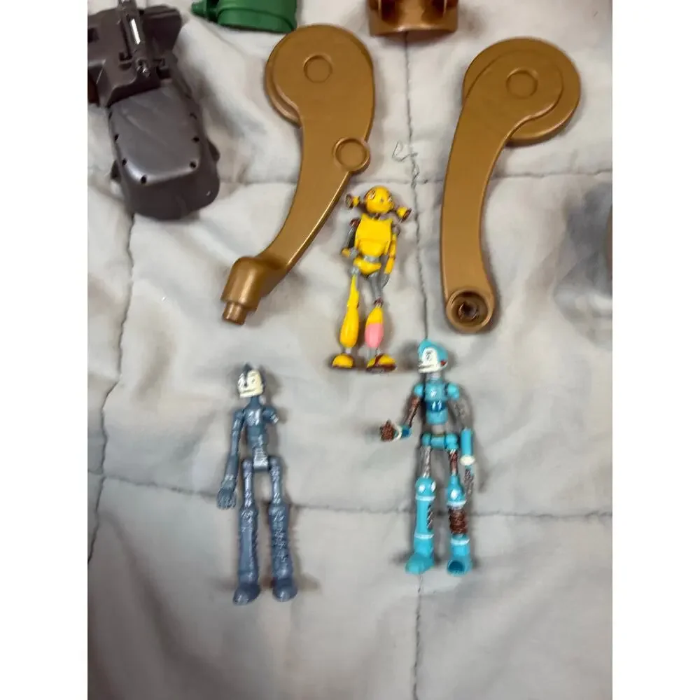 Robots Pod Escape Playset Mattel Movie Toy + 3 Action Figures